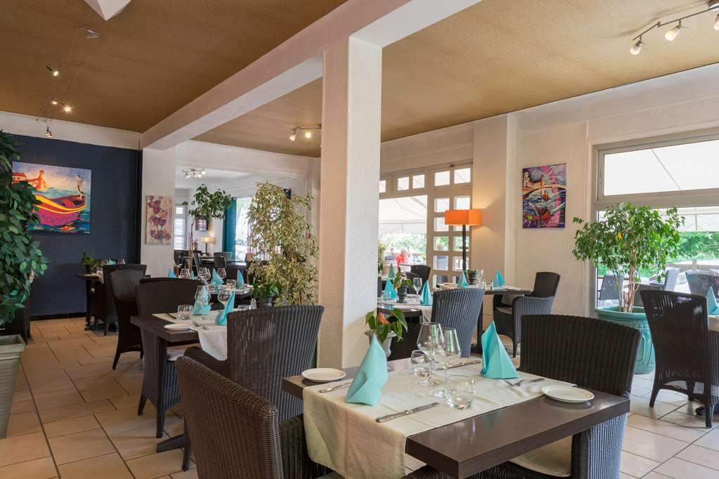 Hotel The Originals Perpignan Sud Le Grillon D'Or Ле-Булу Ресторан фото